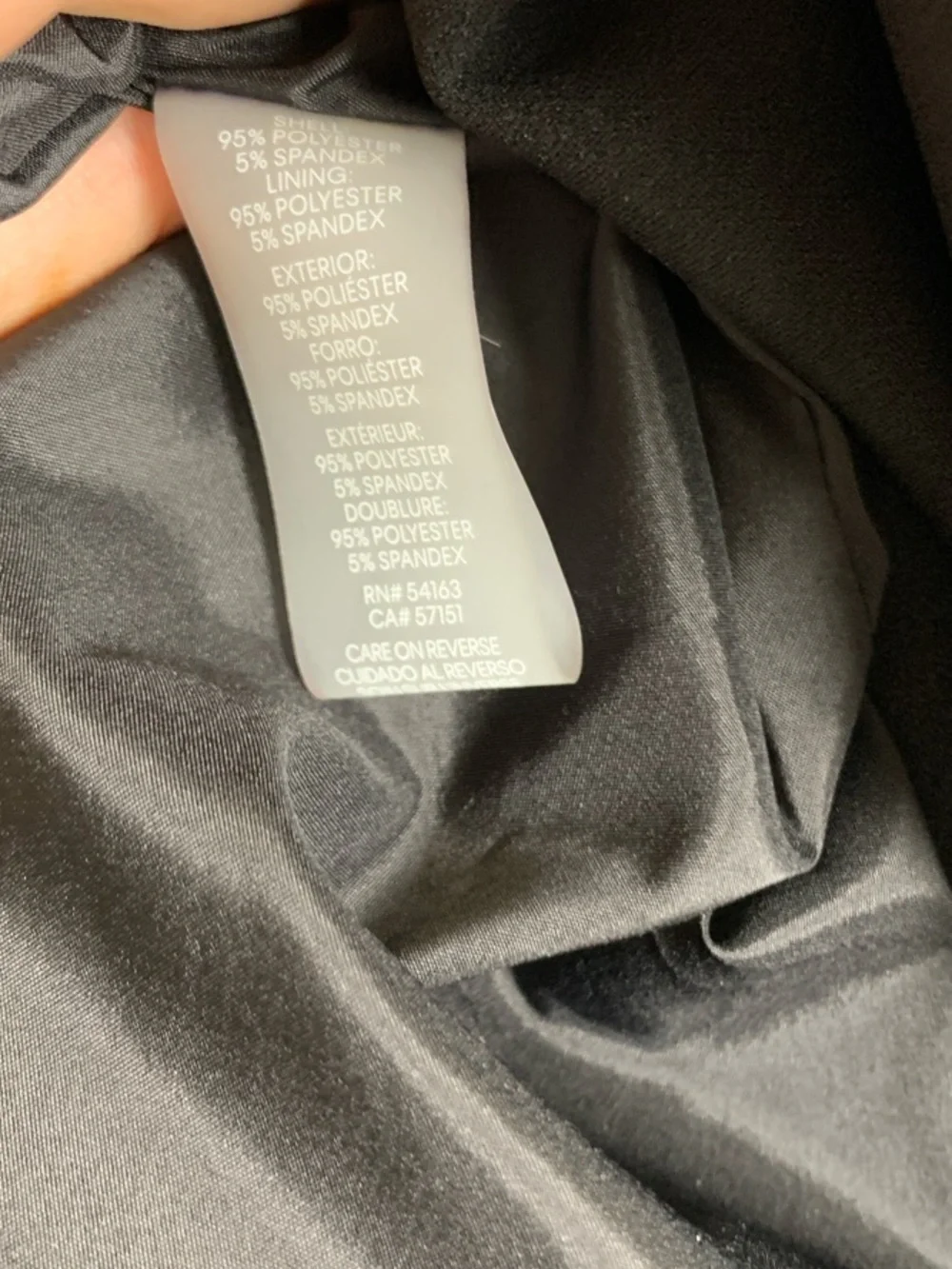 Calvin Klein Black Classic Pencil Skirt